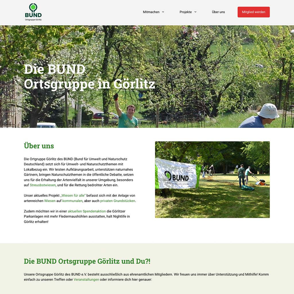 Internetseite für die BUND-Ortsgruppe Görlitz Internetseite für die BUND-Ortsgruppe Görlitz